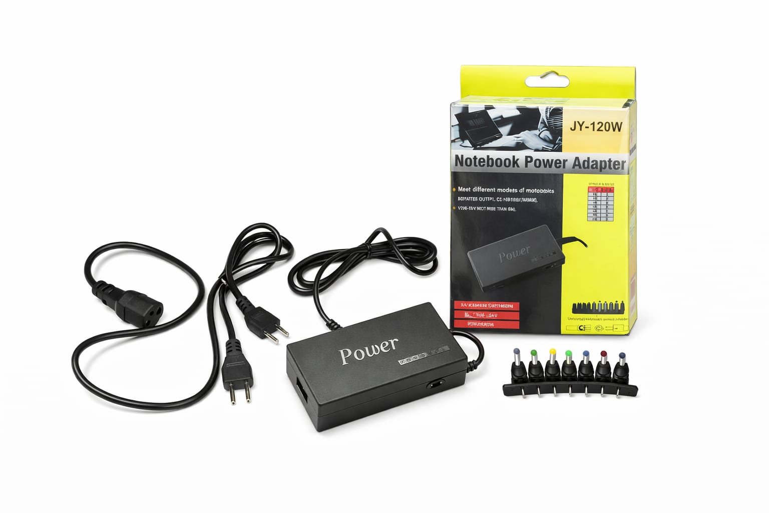 Universal Notebook-Netzteil mit mehreren Anschlüssen